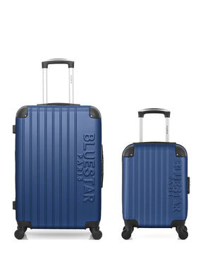 Lot de 2 Valises Rigides Taille Moyenne et Cabine XXS BUCAREST