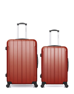 Lot de 2 Valise grand format et valise weekend NAPOLI