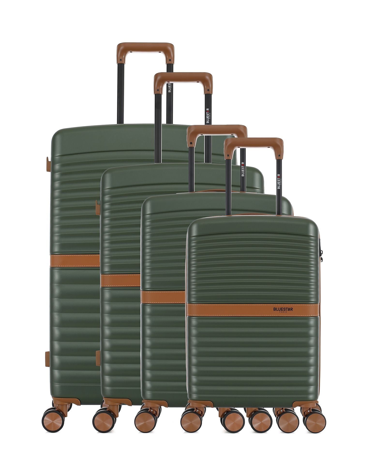 Set de 4 Valises Rigides Grand Format, Week-end, Cabine et Cabine XS BELAIR-O