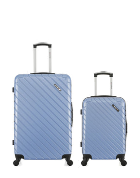 Lot de 2 Valises Rigides Grand Format et Cabine CITE