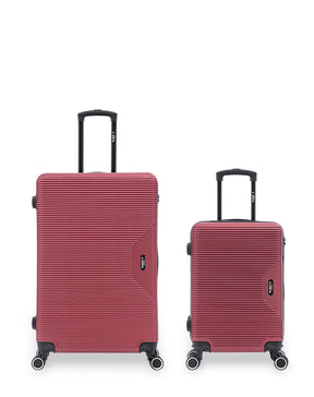 Lot de 2 Valises Rigides Grand Format et Cabine WAGRAM